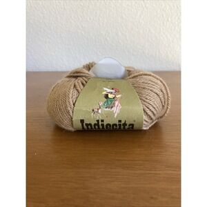 Michell Indiecita DK Luxurious Baby Alpaca Yarn Color 203 Dye Lot 440 NOS‎ Brown
